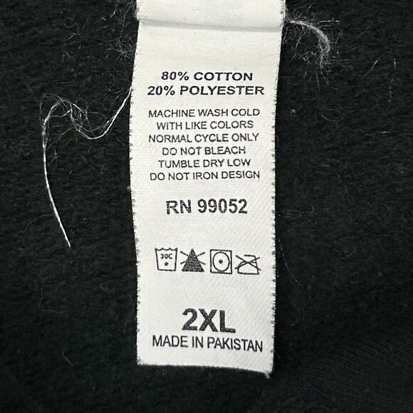 Harry Styles Love On Tour Hoodie Hooded Sweatshirt Rabbit Bunny Black XXL 2XL - Picture 5 of 6